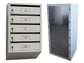 Почтовый ящик - 3 секции с задней стенкой