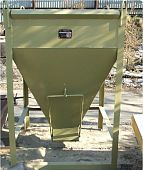 бункер для бетона неповоротный гост 21807-76 бн 0,5 м куб