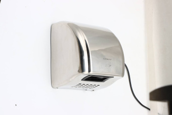 Сушилка для рук высокоскоростная антивандальная металлическая металл нержавеющая Mantella 2,1 квт 2100 ватт