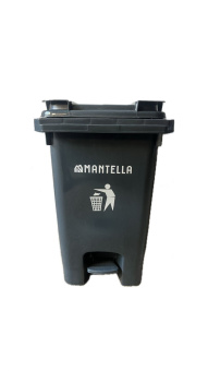 Пластиковая урна контейнер для мусора Mantella 60 литров с педалью