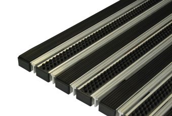 Грязезащитный модульный настил решетка Резина Скребок Щетка сменные модули