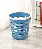 Корзина ведро для мусора офисная мусорка Mantella 487-СН Синий 21 литр