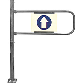 Механические ворота калитка ограждение турникет для торгового зала магазинов антипаника левые