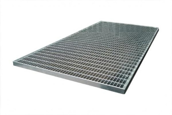 Придверная штампованная сетка решетка для обуви грязезащитное покрытие 1*0.5 м 